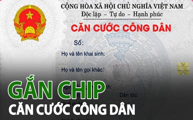 Thẻ căn cước công dân gắn chíp