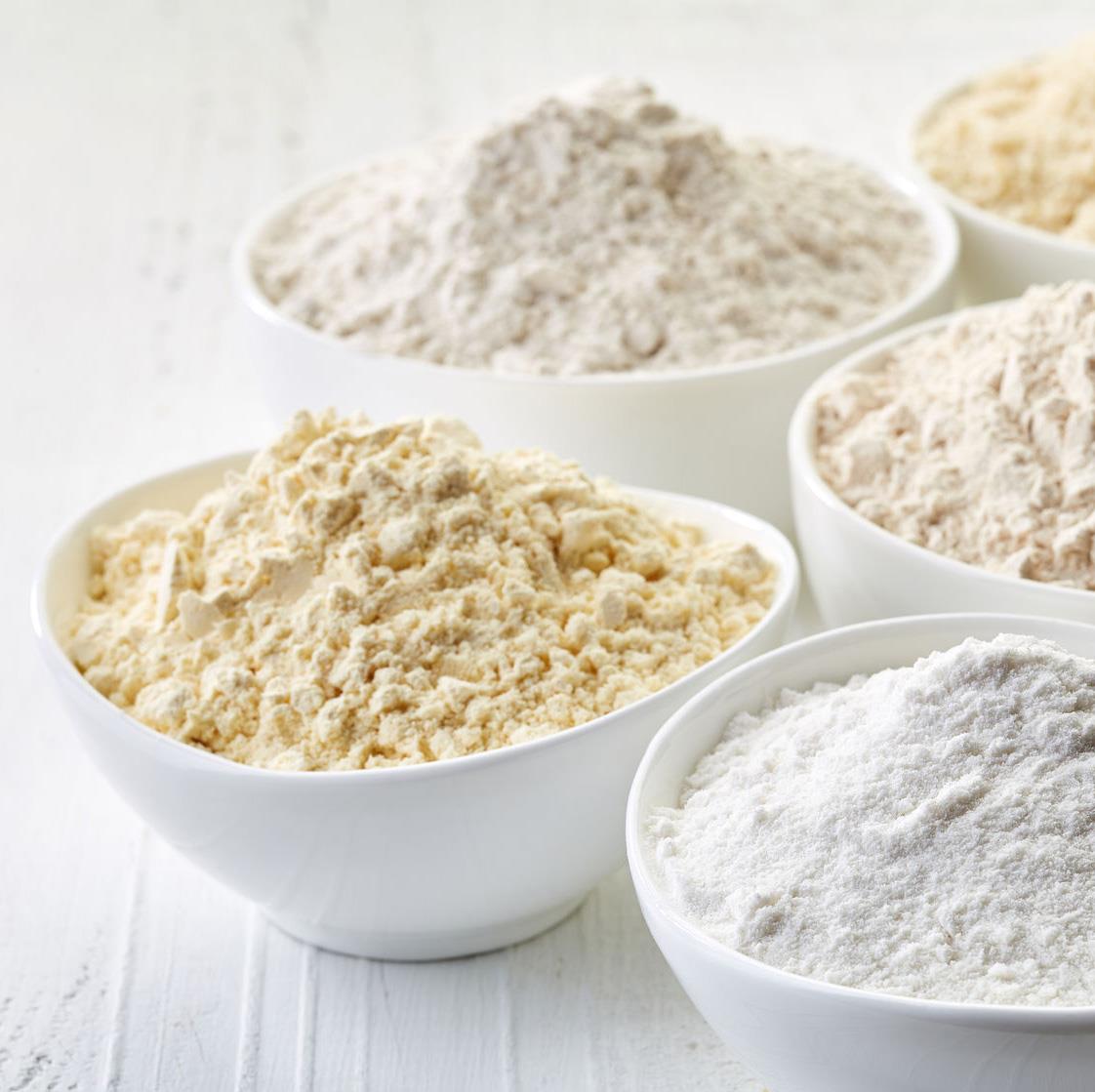Có nhiều những loại bột khác nhau trên thị trường