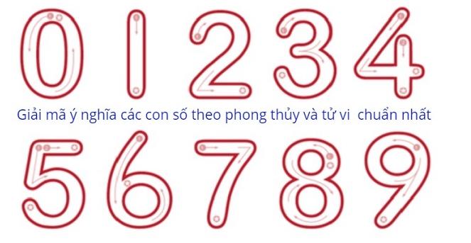 Mỗi con số đều tượng trưng cho những ý nghĩa sâu sắc
