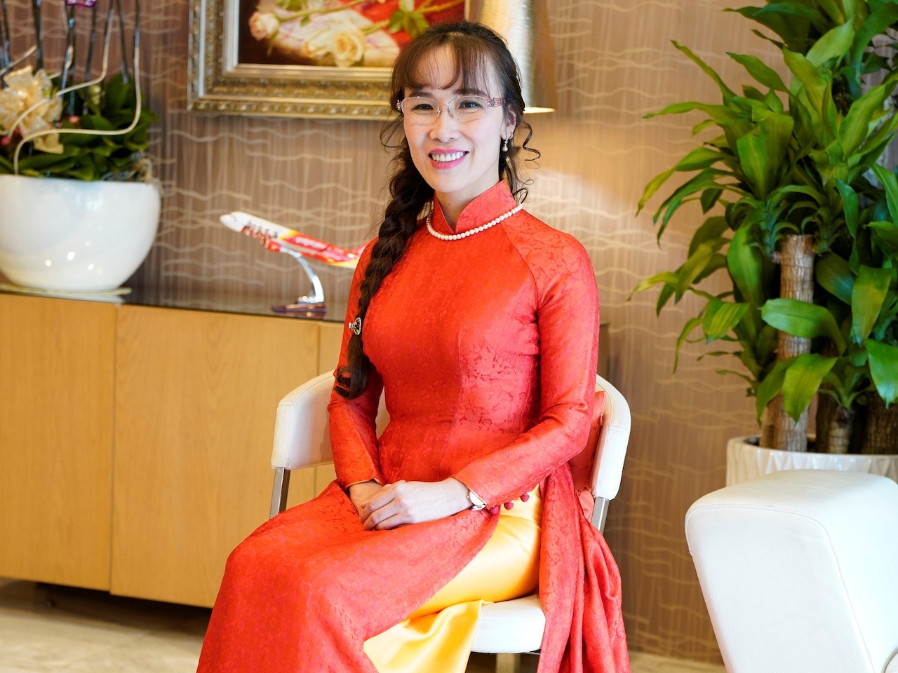 Bà Thảo luôn có thành tích học tập xuất sắc