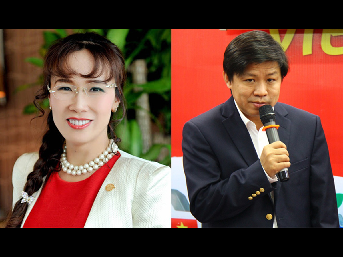 Bà Thảo cùng chồng mình ông Nguyễn Thanh Hùng