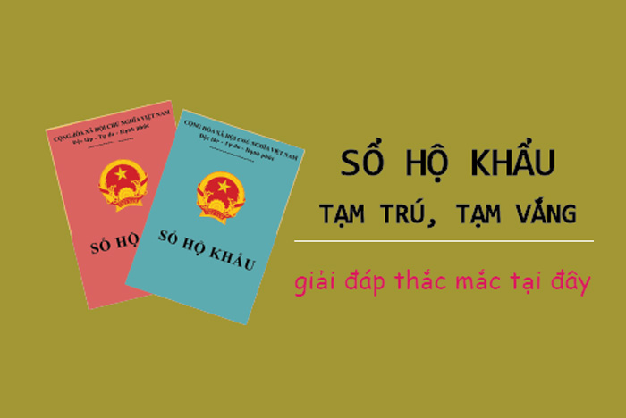 Quy định pháp luật về các loại sổ thường trú - tạm trú KT1, KT2, KT3, KT4
