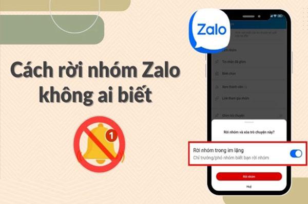 Hướng dẫn cách rời nhóm chat trên Zalo trong im lặng vô cùng đơn giản
