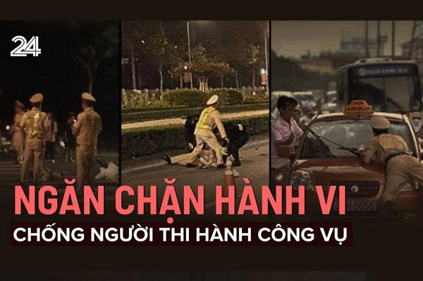 Ngăn chặn tình trạng vi phạm giao thông nhưng quay xe bỏ chạy, tấn công CSGT