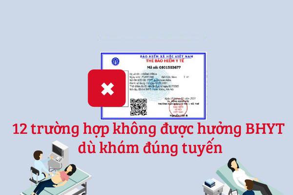 Những trường hợp dù khám đúng tuyến vẫn không được hưởng BHYT