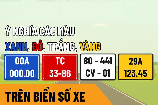 Tất tần tật về ý nghĩa của ký hiệu, màu sắc biển số xe