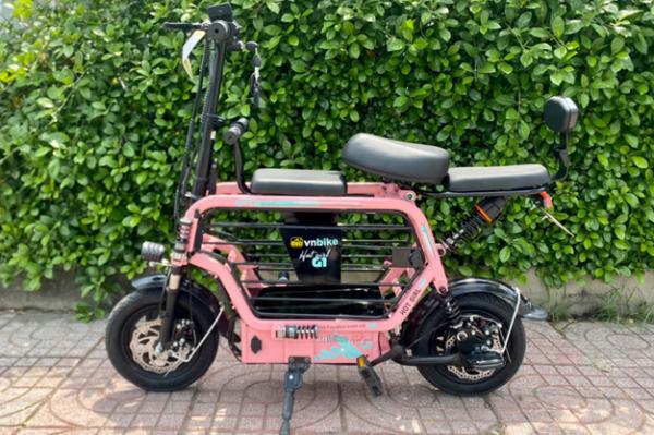 Vnbike Hotgirl G1 - Mẫu xe điện với thiết kế độc đáo, chở được thú cưng