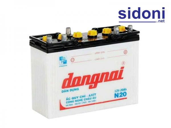 Ắc quy Đồng Nai xe 3 bánh 12V 20Ah