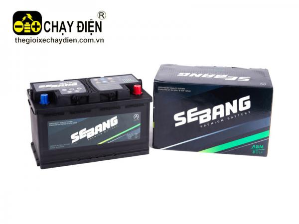 ẮC QUY SEBANG AGM 80 L4 (12V-80AH)