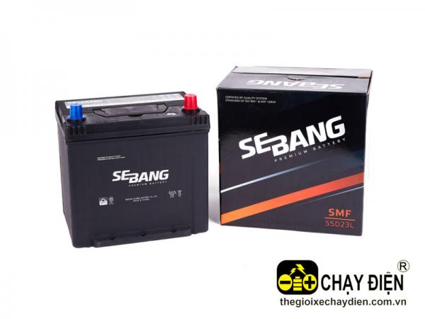 ẮC QUY SEBANG SMF 55D23L (12V-60AH)