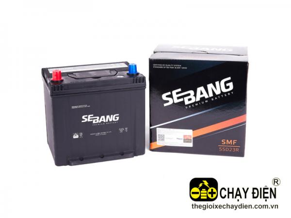 ẮC QUY SEBANG SMF 55D23R (12V-60AH)