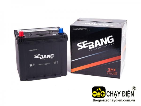ẮC QUY SEBANG SMF 75D23R (12V-65AH)