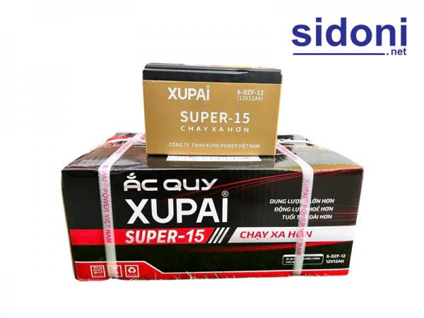 Ắc quy xe đạp điện 12V 12A Xupai VN