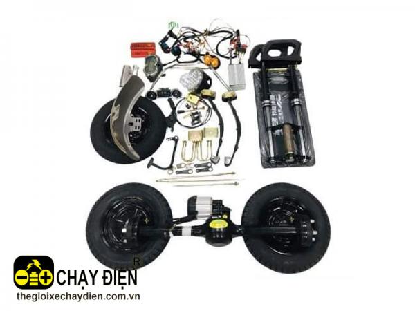 BỘ LINH KIỆN XE 3 BÁNH CẦU PHANH CƠ 500KG
