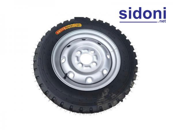 Bộ săm, lốp, vành 4 lỗ xe 3 bánh điện 4.50-12