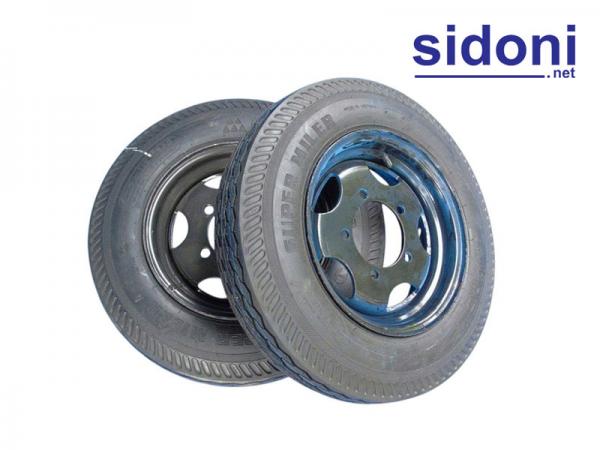 Bộ săm, lốp, vành xe 3 bánh điện 5.00-12