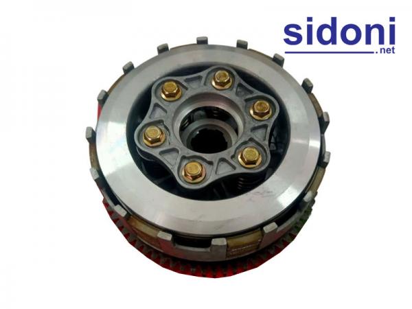 Cụm côn 6 trụ 7 lá xe 3 bánh chở hàng