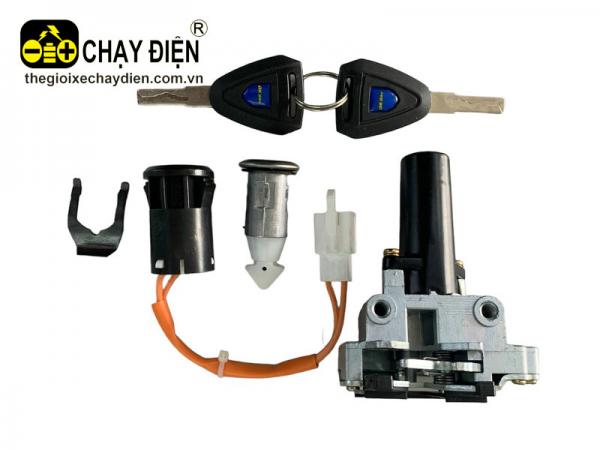 CÙM Ổ KHOÁ XE ĐẠP ĐIỆN DKBIKE SAMURAI