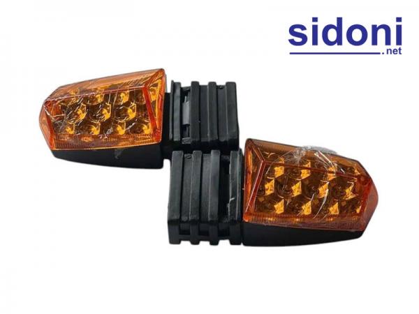 Đèn xi nhan trước vuông xe ba gác