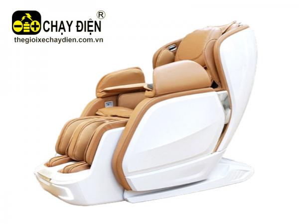 GHẾ MASSAGE OKINAWA JS - 901 PRO TRẮNG