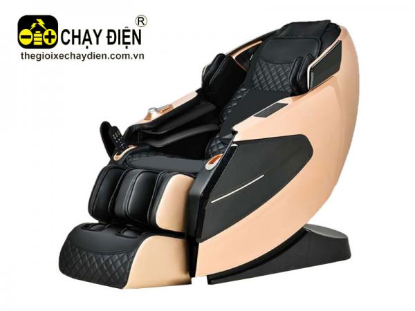 GHẾ MASSAGE OKINAWA MAJESTIC S-839 KEM ĐEN