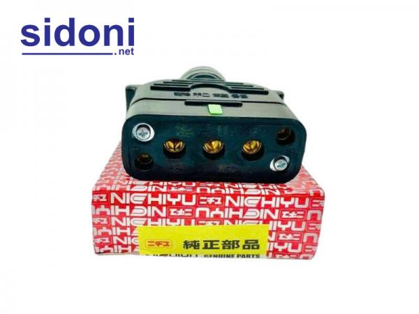 Giắc cái cắm sạc Nichiyu 30A/250V 37010-10870 xe nâng