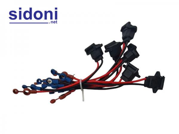 Giắc cắm đực và dây điện ắc quy xe đẩy đẩy điện