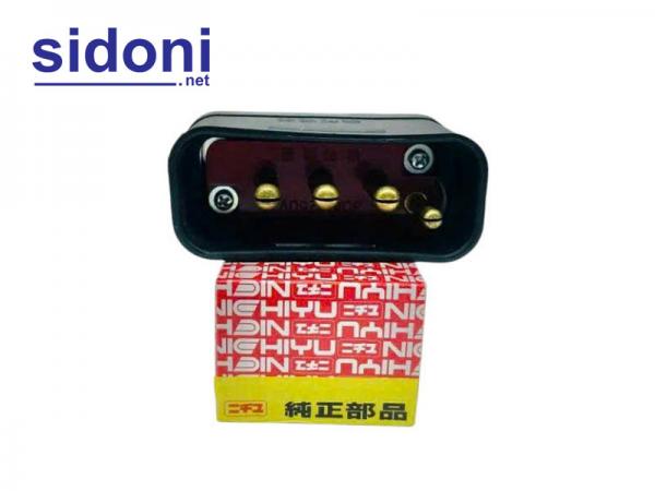 Giắc đực cắm sạc Nichiyu 30A/250V 37010-10870 xe nâng