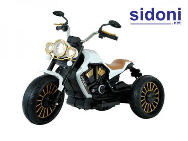 Mô tô điện trẻ em M1388 trắng đen