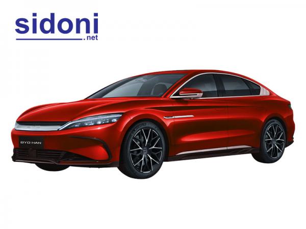 Ô tô điện BYD HAN đỏ