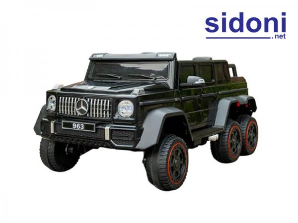 Ô tô điện trẻ em 6 bánh 963 Mercedes G63 đen