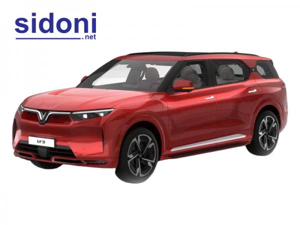 Ô tô điện Vinfast VF9 ECO thuê pin đỏ