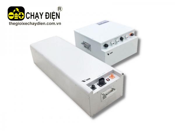 PIN LITHIUM 48V 100AH V-LFP48-80L VISION DÙNG CHO XE GOLF VÀ XE ĐIỆN DU LỊCH