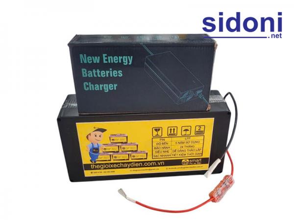 Pinlithium xe điện Smart 48V 15Ah