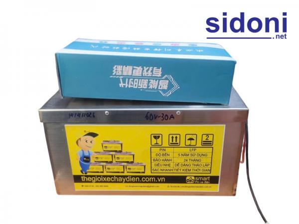 Pinlithium xe điện Smart 60V 30Ah
