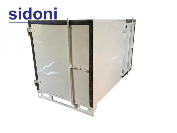 Thùng tôn 2 cửa xe 3 bánh điện Smart 