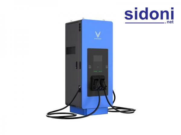 Trụ sạc ô tô điện siêu nhanh V Green DC 120KW
