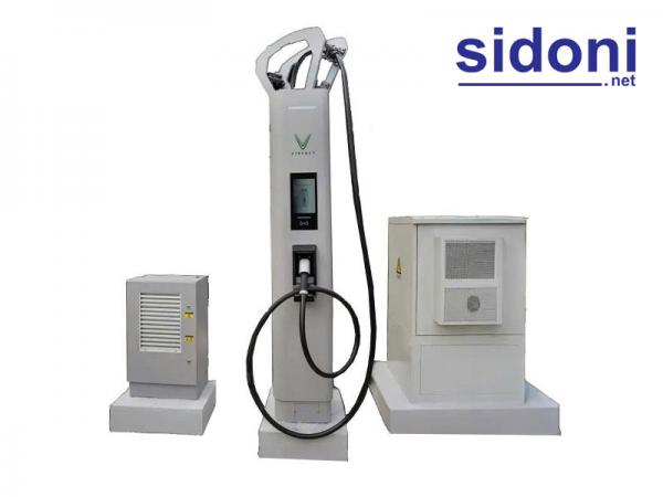 Trụ sạc ô tô điện siêu nhanh V Green DC 300KW