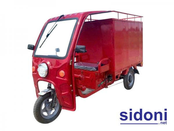 Xe 3 bánh điện chở hàng thùng kín M700