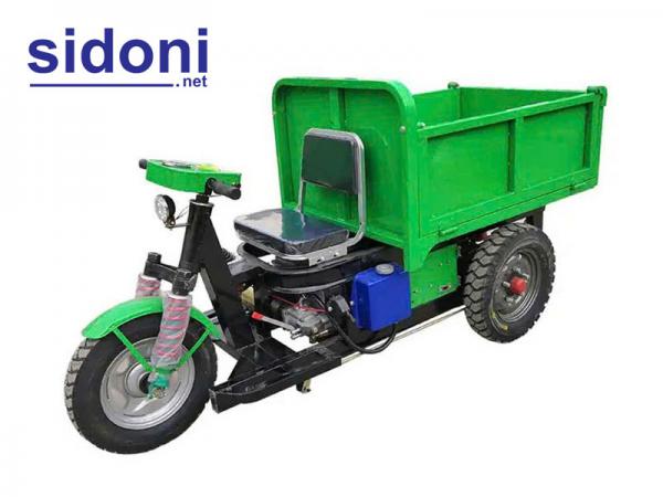 Xe 3 bánh điện chở hàng VSK 2 tấn thùng lửng