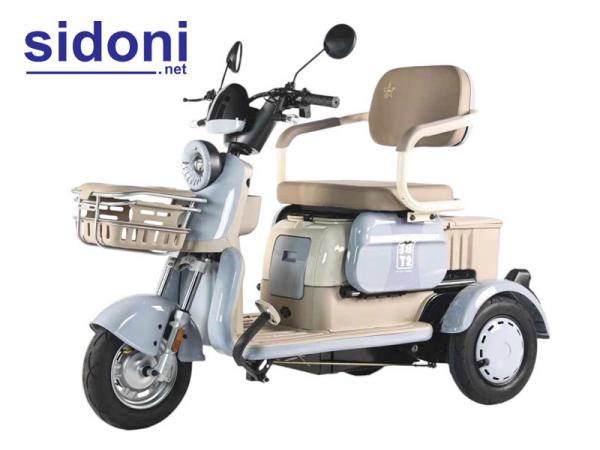 Xe 3 bánh điện đa năng YABO X Plus khoai môn kem