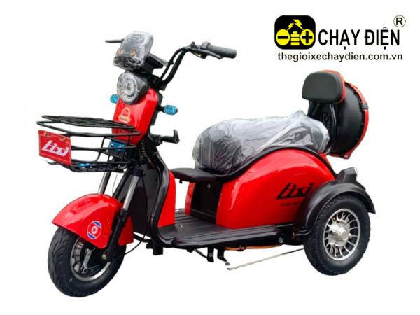 XE 3 BÁNH ĐIỆN LIXI MINI ĐỎ