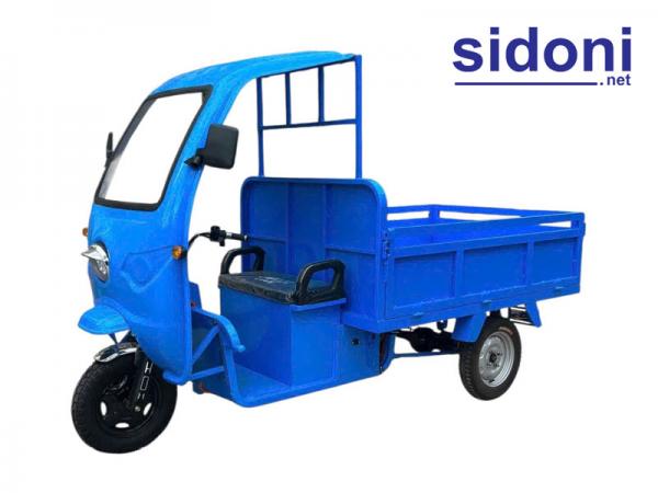 Xe 3 bánh điện thùng lửng có mái che PT 500kg