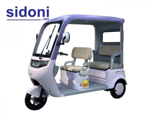 Xe 3 bánh điện YABO Nice mái che 2 hàng ghế khoai môn