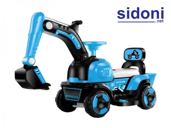 Xe cẩu điện điện trẻ em ZLB815 xanh dương