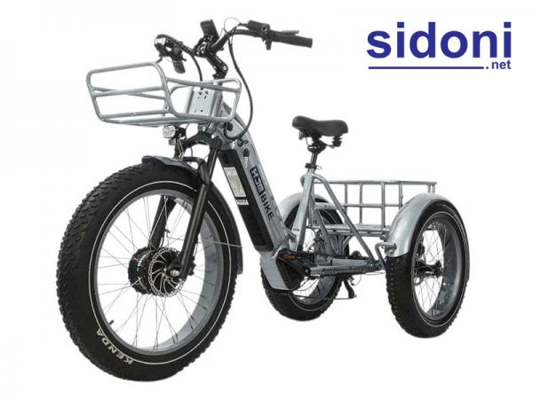 Xe đạp điện 3 bánh HJM BIKE bạc
