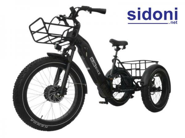 Xe đạp điện 3 bánh HJM BIKE đen