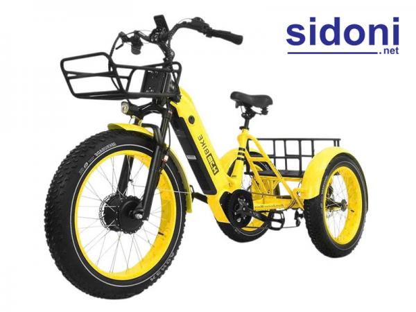 Xe đạp điện 3 bánh HJM BIKE vàng