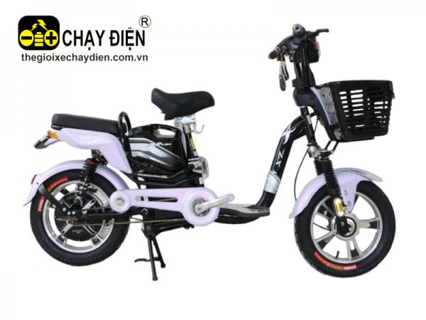 XE ĐẠP ĐIỆN AVA X5 ÁNH TÍM