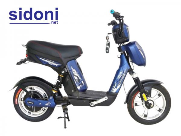 Xe đạp điện AVA X8 xanh dương